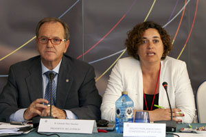 Sara Vilà, durante su intervención en el Pleno del CGCEE.