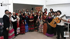 Integrantes en la Rondalla de la Asociación Española de Neuquén.