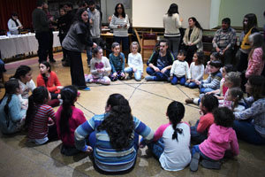 En el Festival participaron conjuntos infantiles de distintas entidades gallegas.