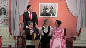 Una de las escenas de la obra Jettatore.
