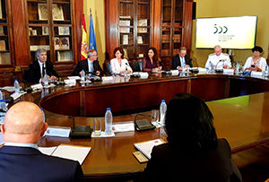 Reunión de la Comisión para la conmemoración del V Centenario de la exposición Magallanes-Elcano.