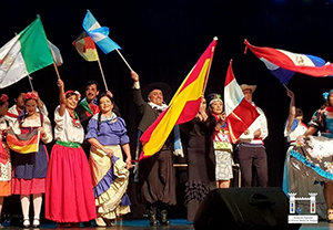 Diferentes colectividades participaron en el Encuentro de Danzas.