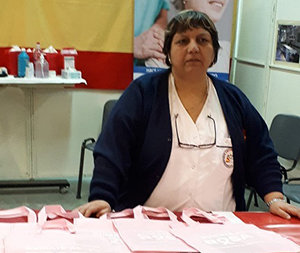 En el estand de la Asociación Española de Socorros Mutuos tomaron la presión e hicieron controles generales.