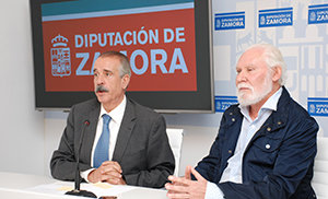 José Luis Bermúdez y Félix Marbán, durante un momento de la presentación.