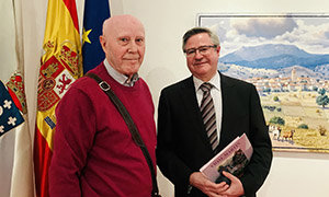 Vidal Martín y Ramón Jiménez, coordinador de actividades.