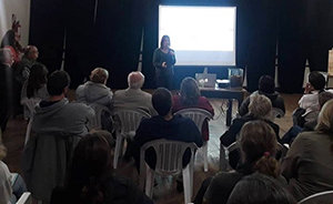 Un momento de la charla impartida por Tamara von Bernard.
