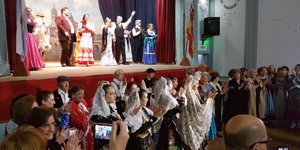 Cierre de la gala artística y cultural de la Federación.
