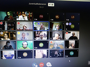 Charla virtual jóvenes Federación Bahía Blanca 1