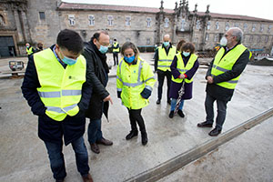 A conselleira de Infraestruturas e Mobilidade, Ethel Vázquez, supervisará as obras de mellora e integración paisaxística do Camiño de Santiago Portugués no barrio de Conxo.